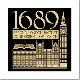 Reformed christian art. Second London Baptist Confession of Faith - 1689. Posters and Art